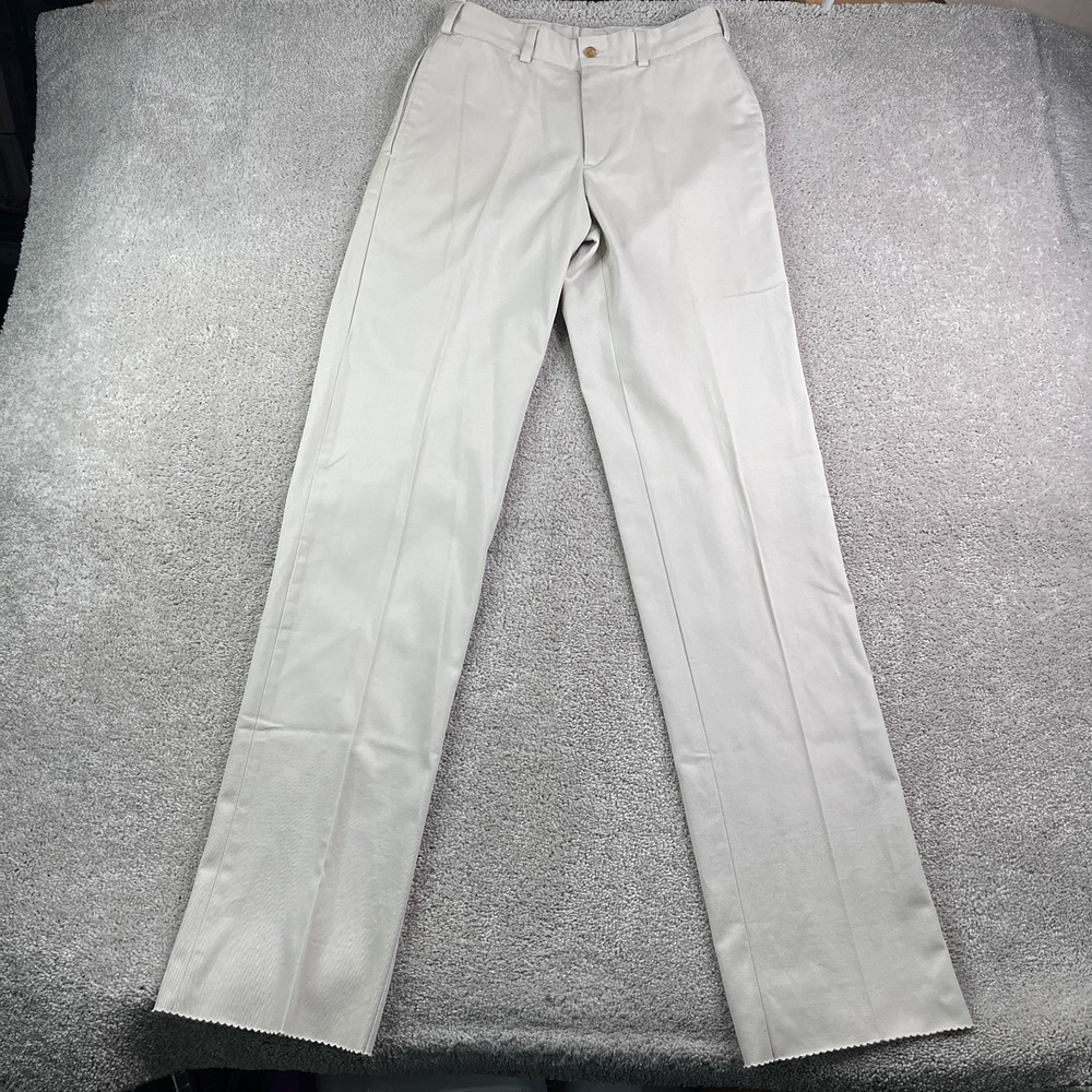 NEW Bills Khakis Pants Mens 30 Tan M2 Standard Fit Flat Front Unhemmed Slacks